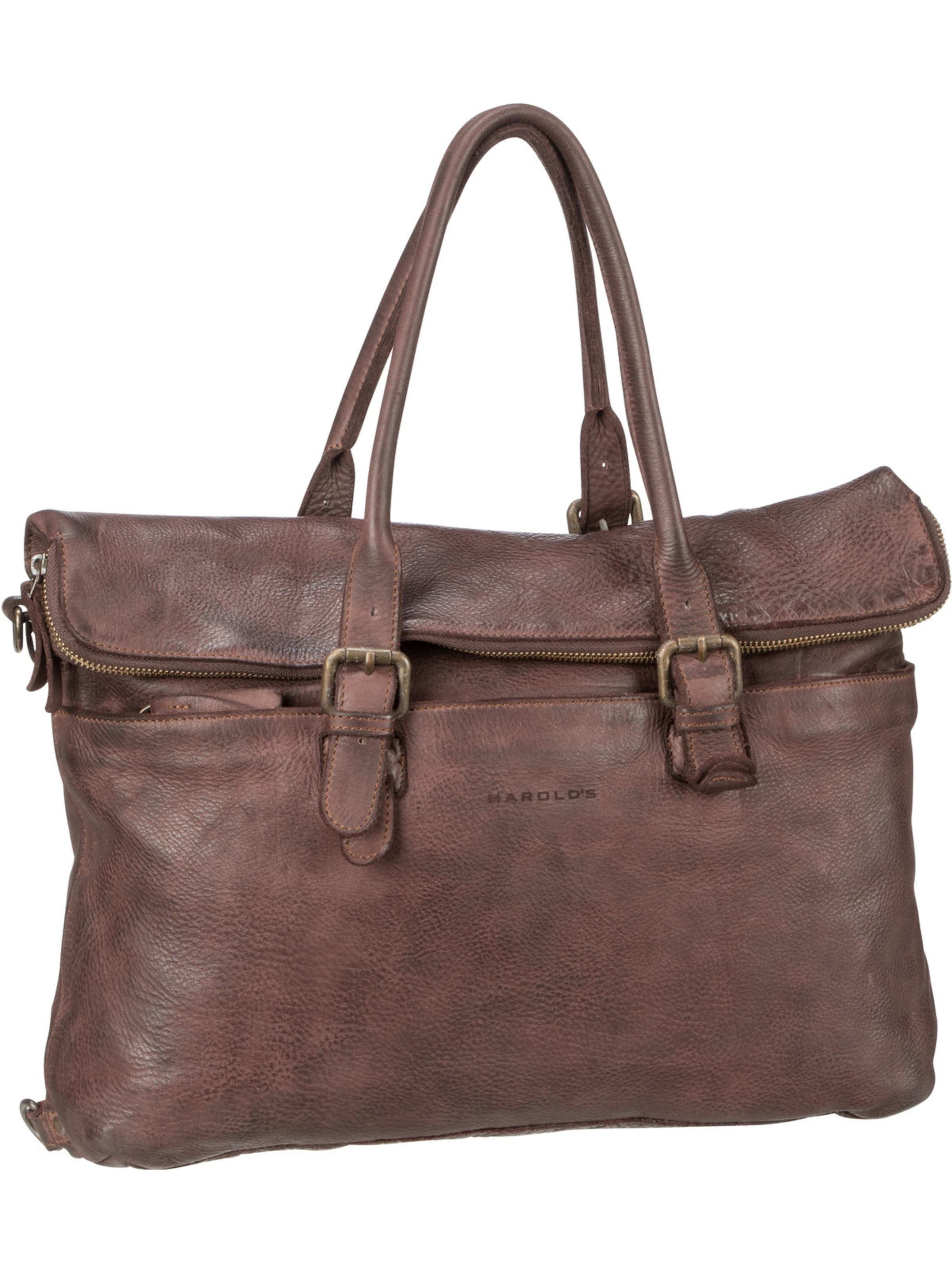 Harold's Aktentasche 'Submarine 51' in Braun: Vorderseite