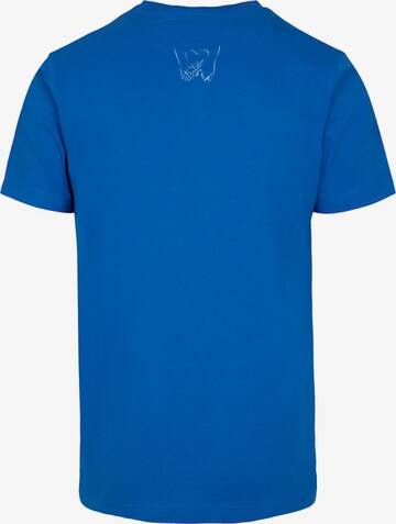 T-Shirt 'Love 2' Merchcode en bleu