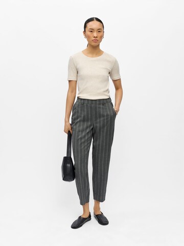 OBJECT Slim fit Pants 'OBJLisa' in Grey