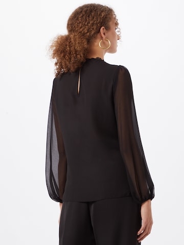 Dorothy Perkins Bluse 'Yoke' in Schwarz