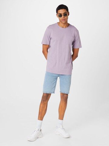 Only & Sons Shirt 'ROY' in Purple