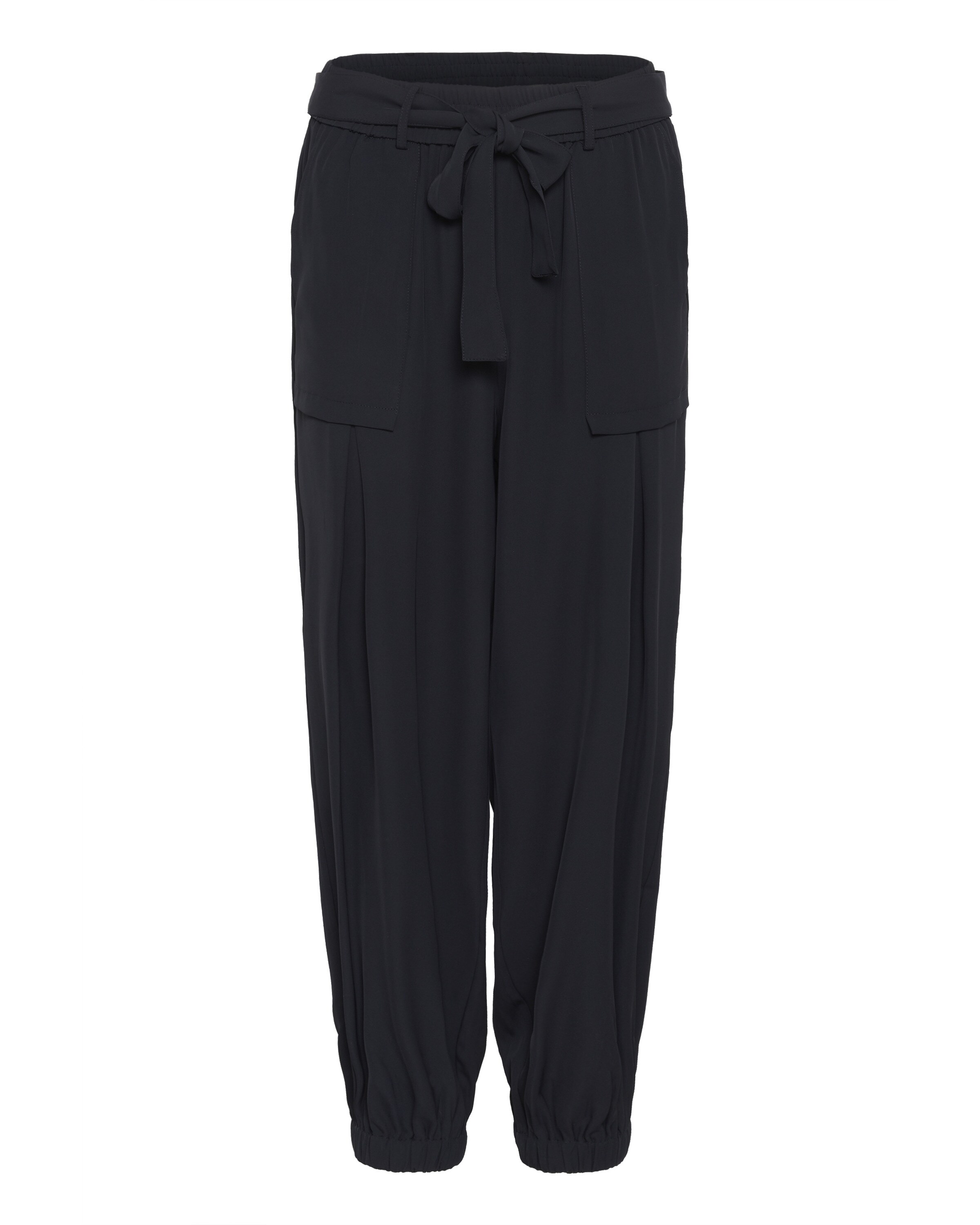 Kaffe Loosefit Broek 'Signa' in Zwart: voorkant