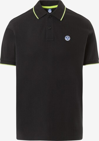 North Sails Poloshirt in Schwarz: predná strana