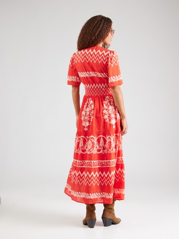 Derhy Dress 'POINTILLE' in Orange