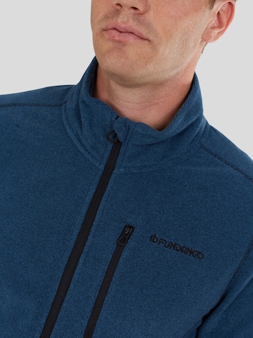 Fundango Fleecejacke 'Jeffrey Fullzip Fleece' in Blau