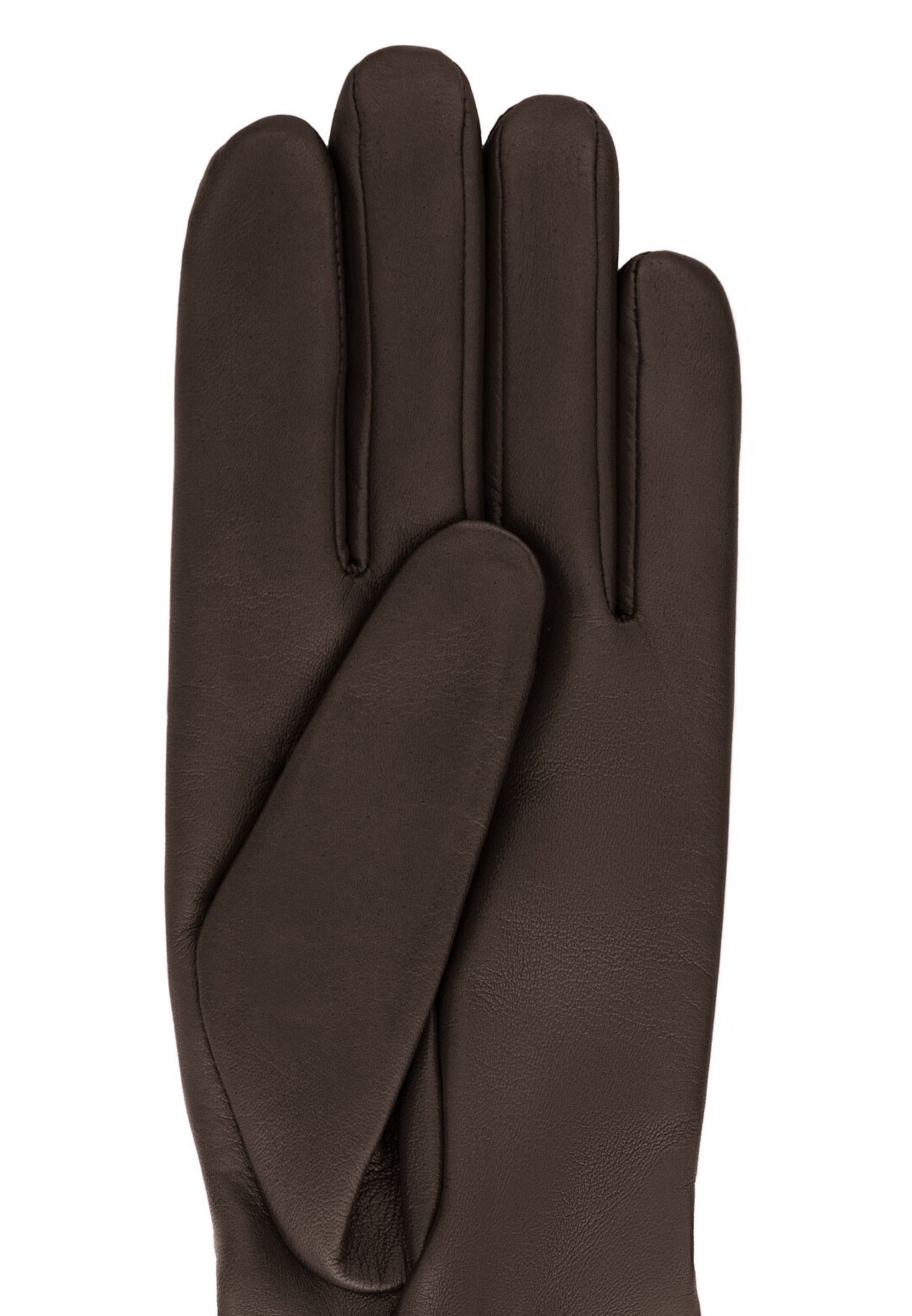 Roeckl Vingerhandschoenen 'ANTWERPEN PLAIN' in Bruin