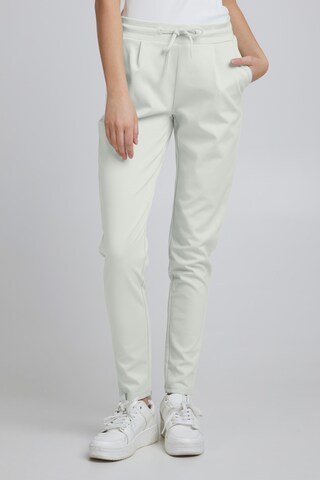 ICHI Tapered Hose 'Kate' in Grün: Vorderseite