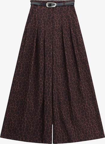 IMPERIAL Wide Leg Hose in Braun: Vorderseite