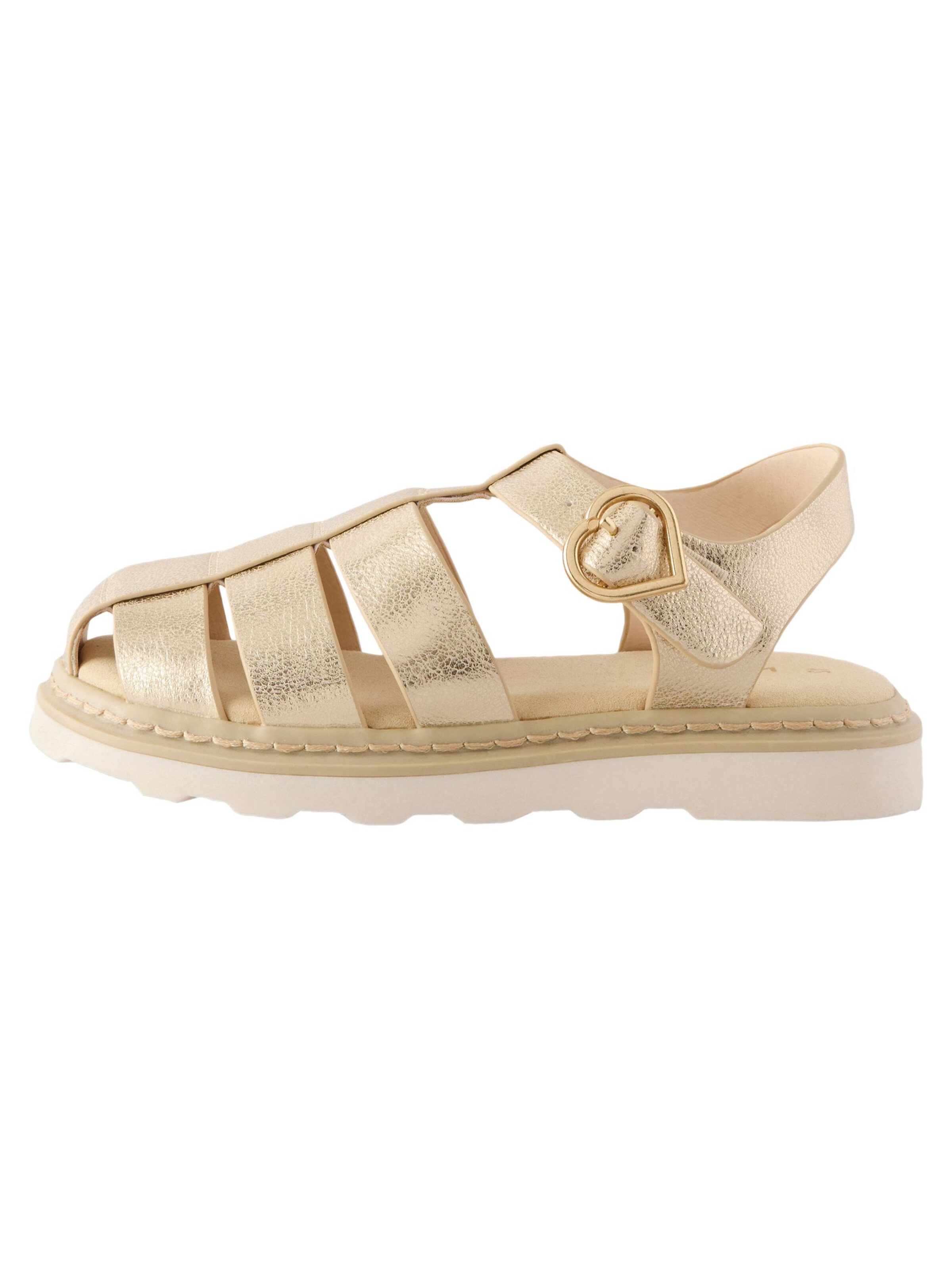 Next Sandaler i guld: forside