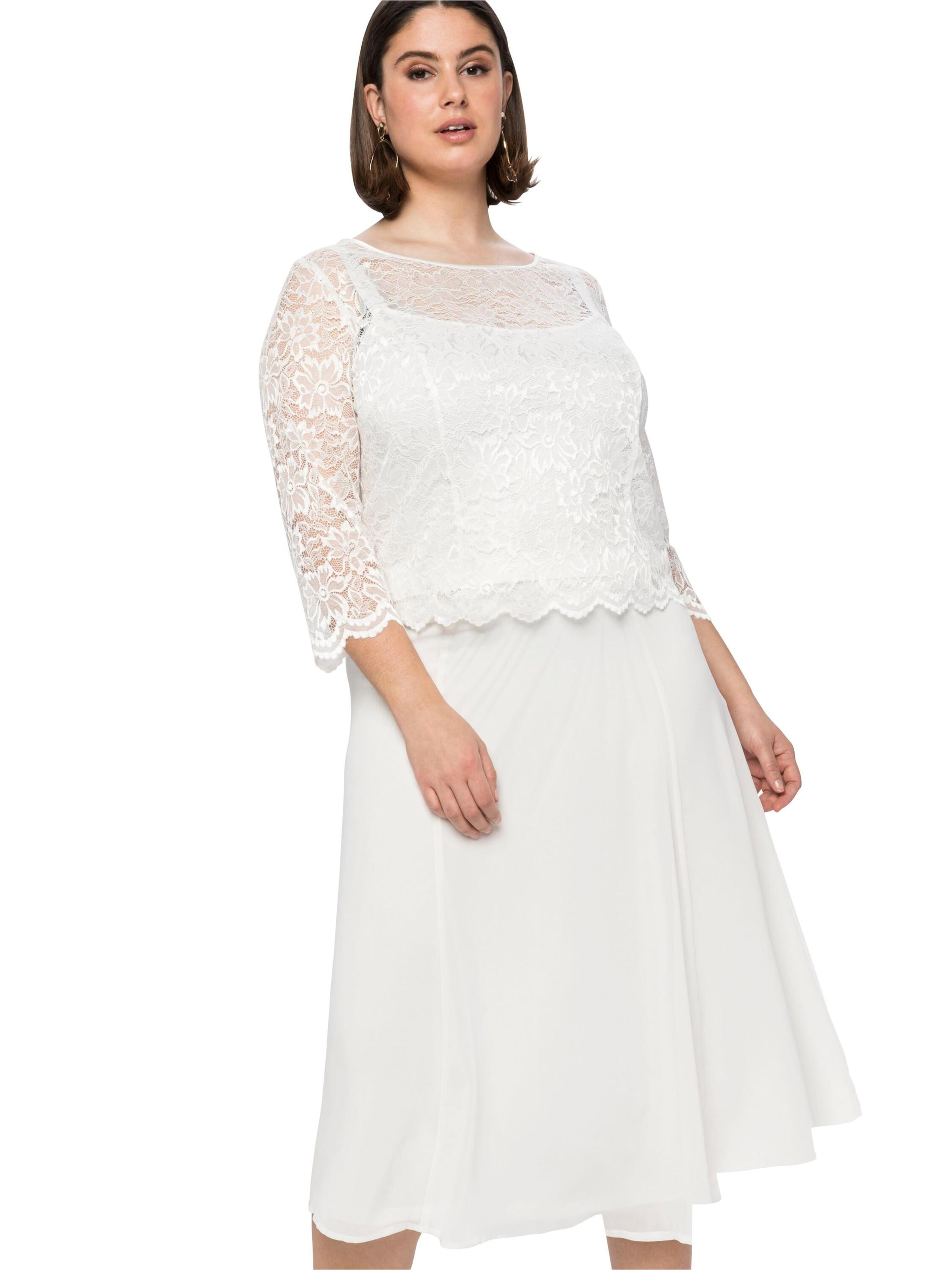 Jupe SHEEGO en blanc