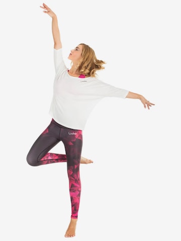 Skinny Pantaloni sportivi 'HWL102' di Winshape in marrone