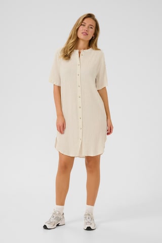 Kaffe Shirt dress 'Agitte' in Beige