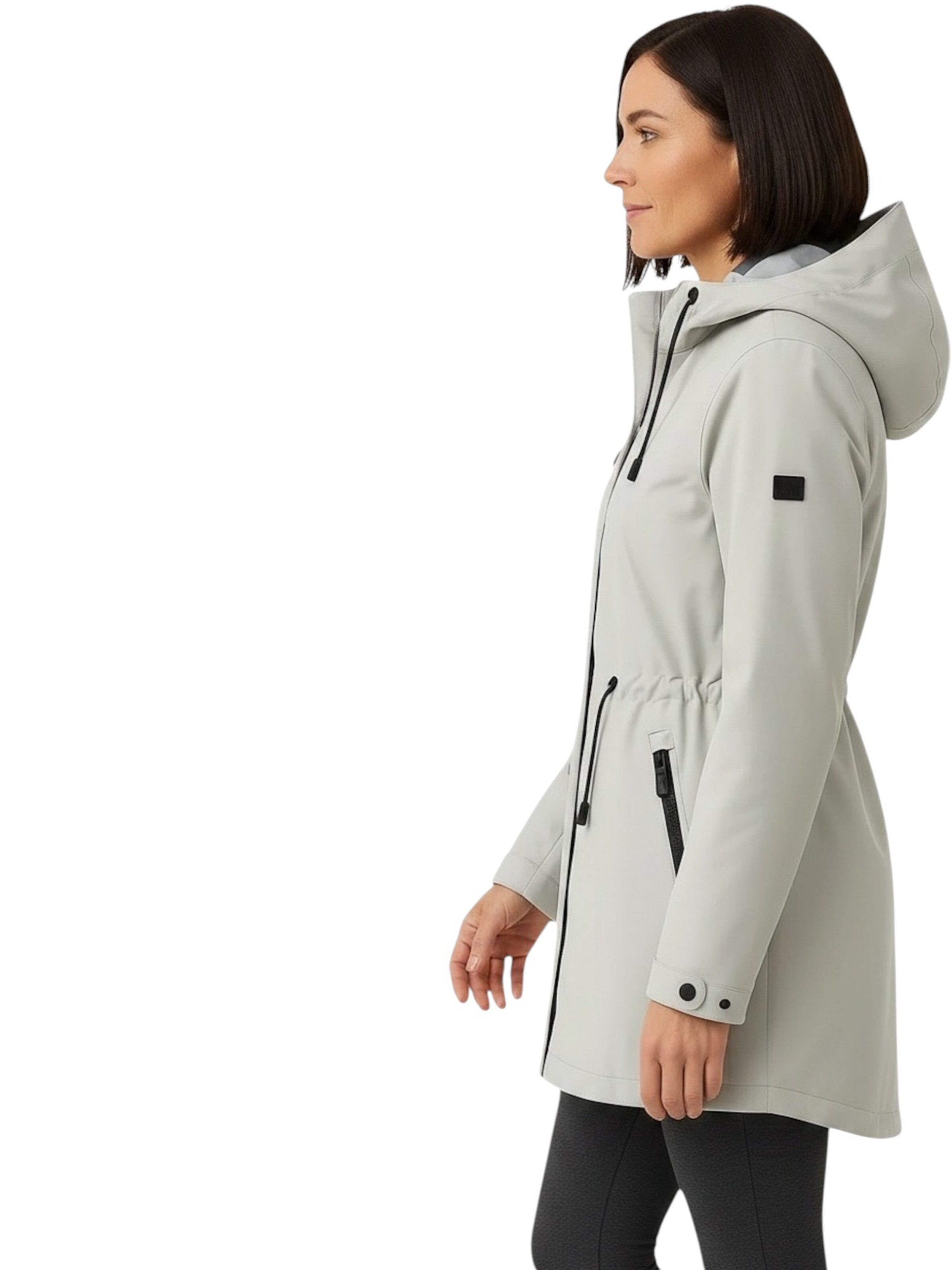 LPO Between-seasons parka 'Insa' in White