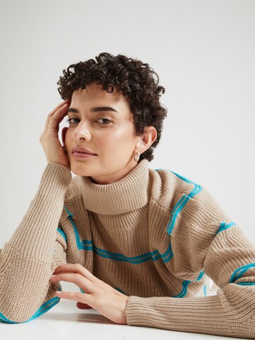 VILA Sweater 'LOU' in Beige