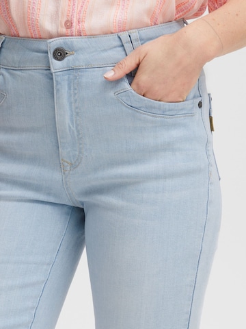 PULZ Jeans Skinny Farkkuleggingsit 'Tenna' värissä sininen