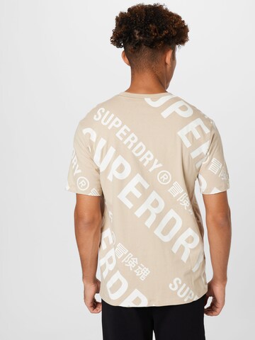 Superdry - Camiseta 'Code Core' en beige