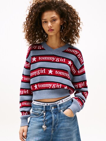 Tommy Jeans Свитер в Синий: спереди