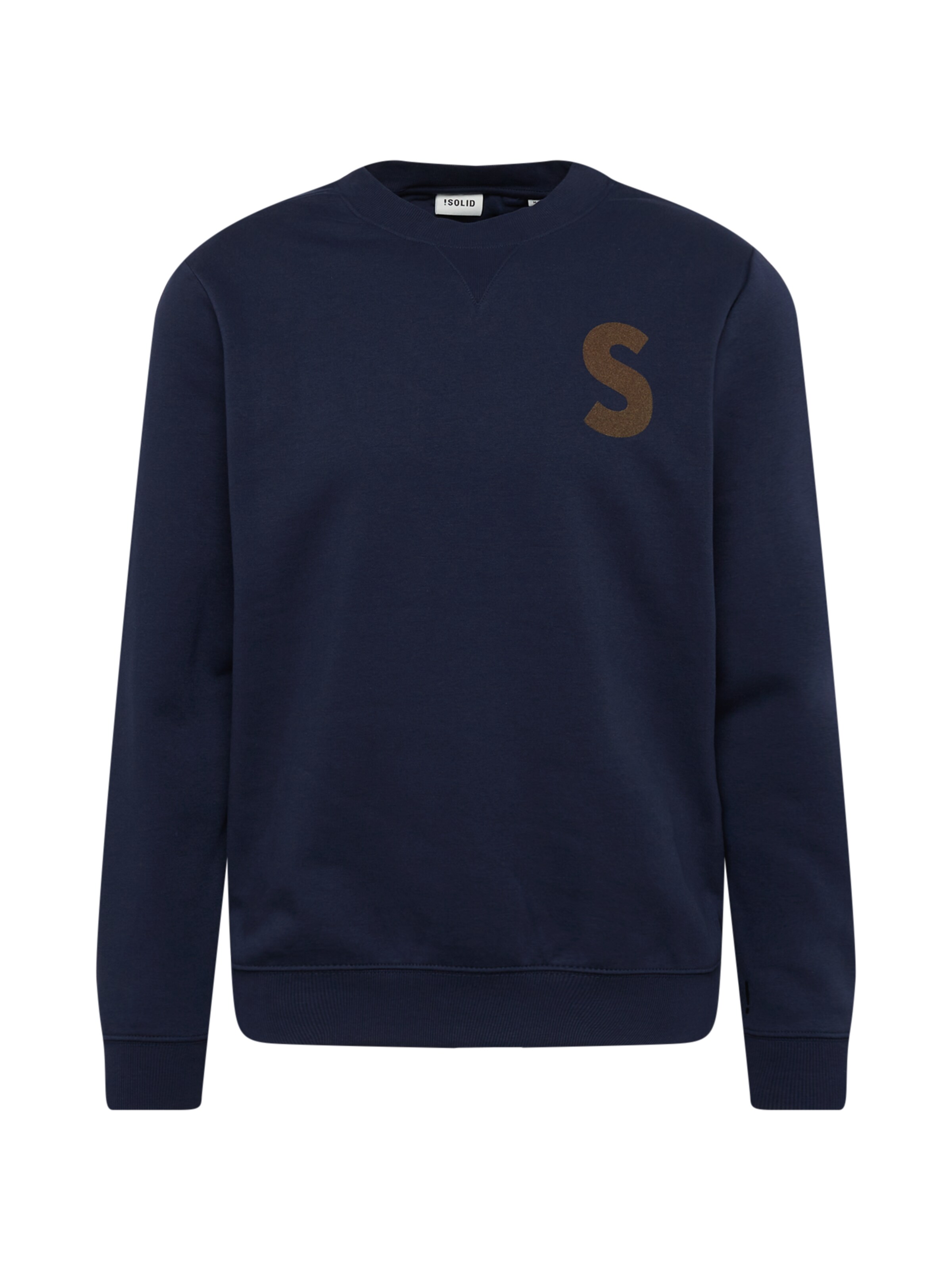 !Solid Sweatshirt in Blau: Vorderseite