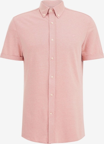 WE Fashion Přiléhavý střih Košile – pink: přední strana