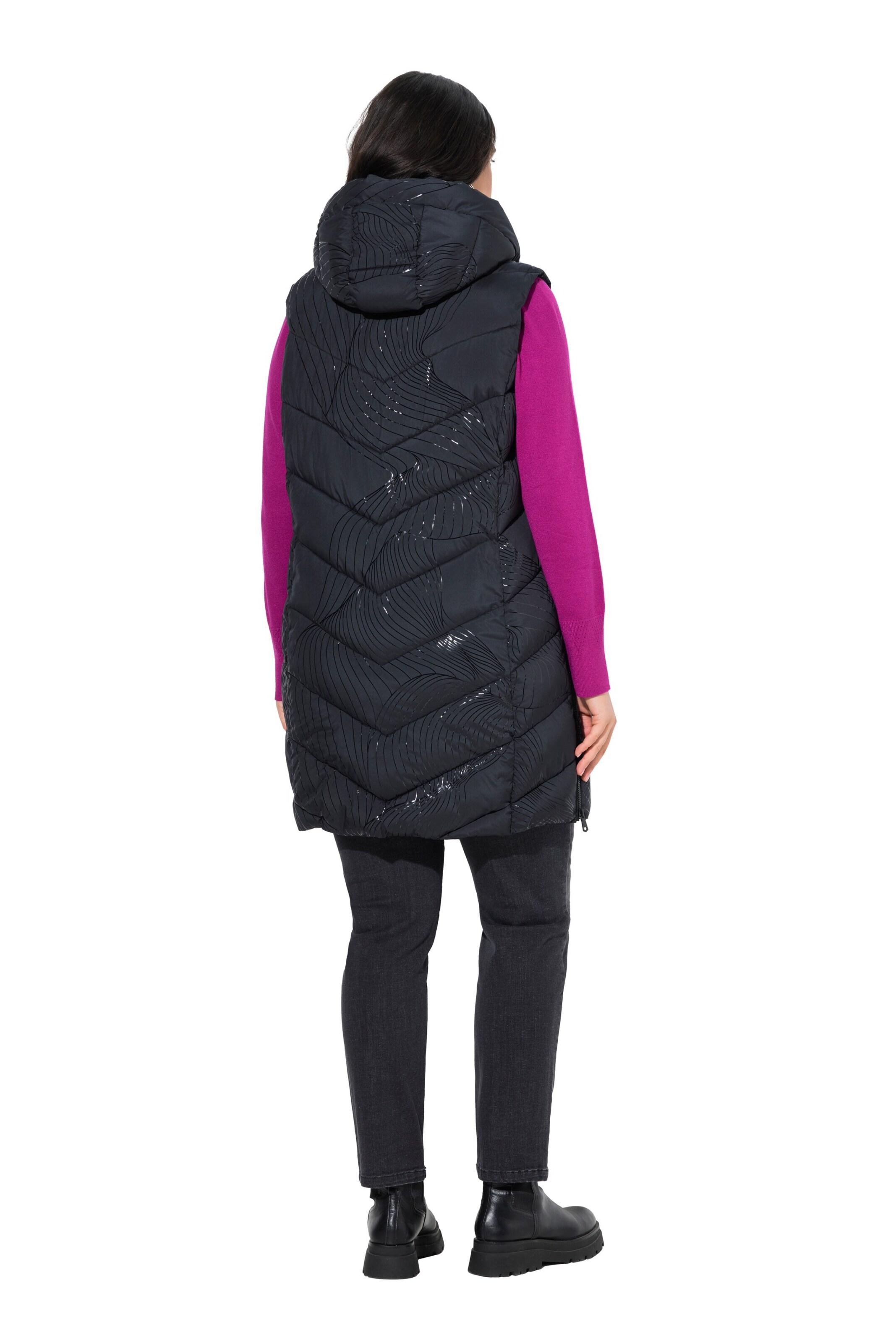 Ulla Popken Weste in Schwarz