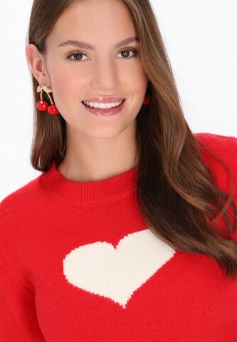 MYMO Sweater in Red