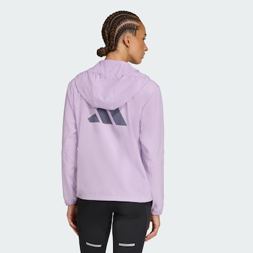Veste de sport 'Run It' ADIDAS PERFORMANCE en violet : devant