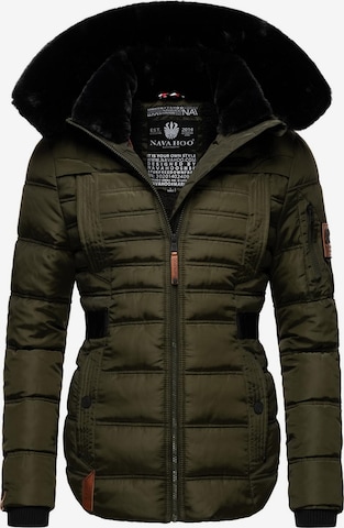 NAVAHOO Winter jacket 'Melikaa' in Green: front