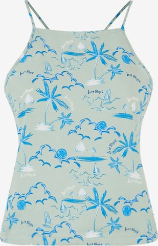 Top 'Waikiki' di Just Rhyse in verde: frontale