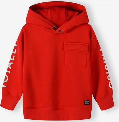 MINOTI Sweatshirt in rot / schwarz / weiß, Produktansicht