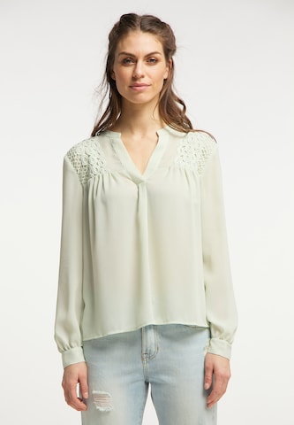 usha FESTIVAL Blouse in Green: front