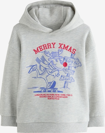 Next Mikina – šedá: přední strana