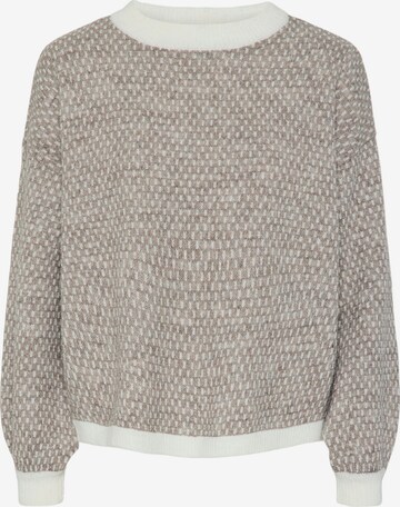 PIECES Pullover in Grau: Vorderseite