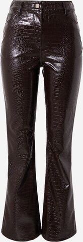 River Island Flared Broek in Bruin: voorkant