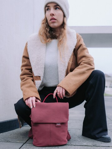 ZWEI Backpack 'MADEMOISELLE.M MR8' in Red