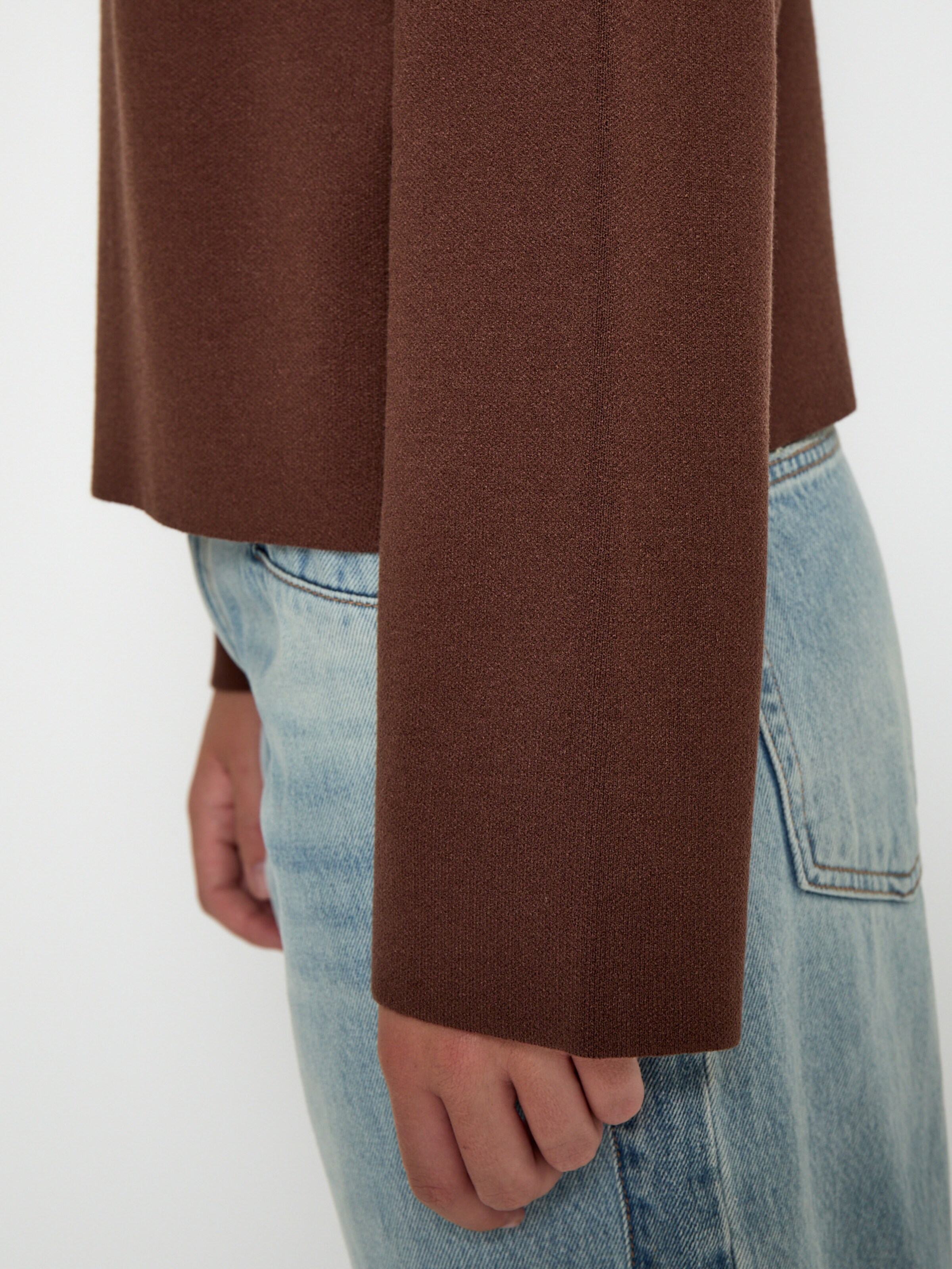 minus Pullover 'Lupi' in Braun