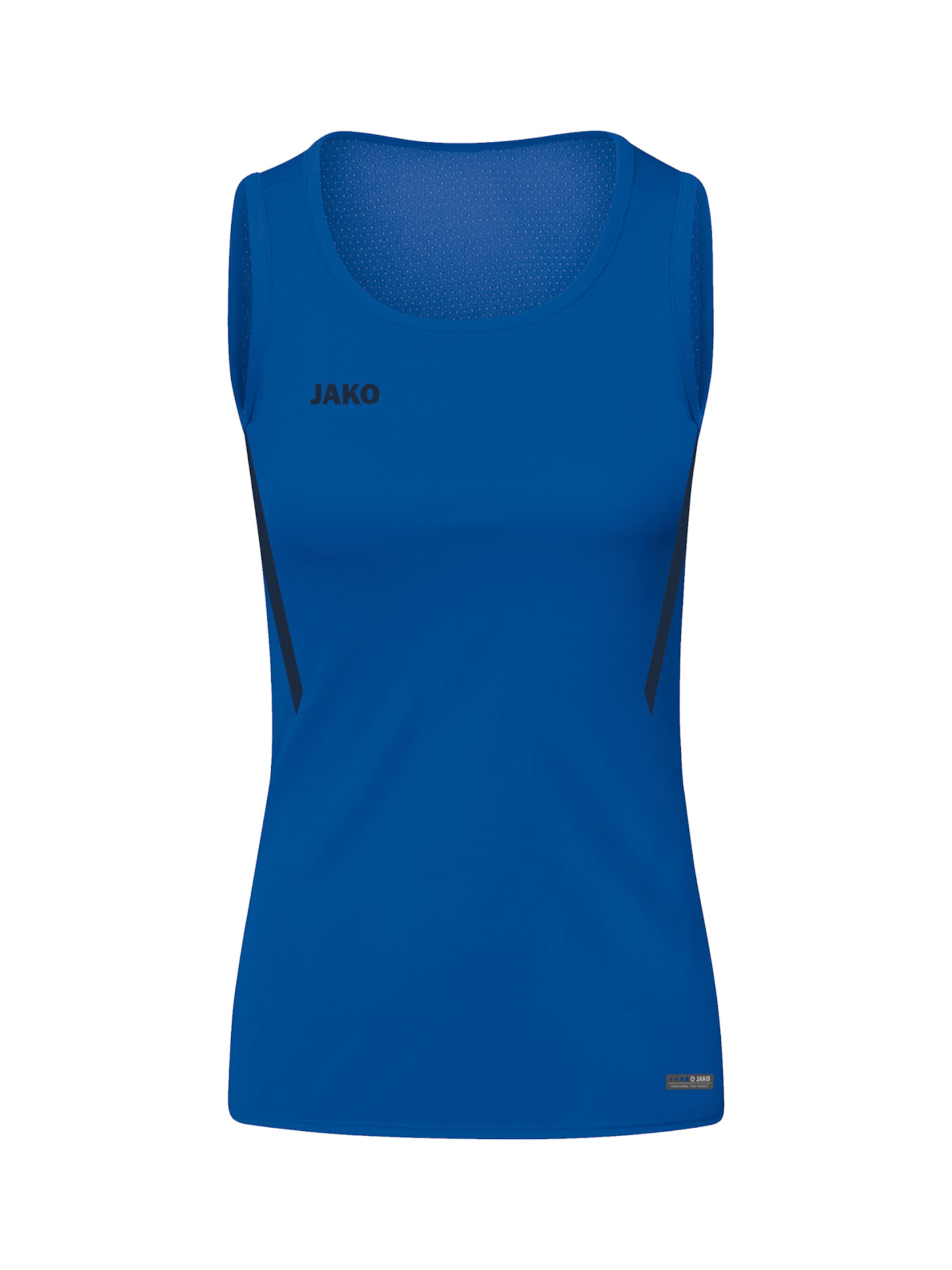 JAKO Sporttop 'Challenge' in Blau: Vorderseite