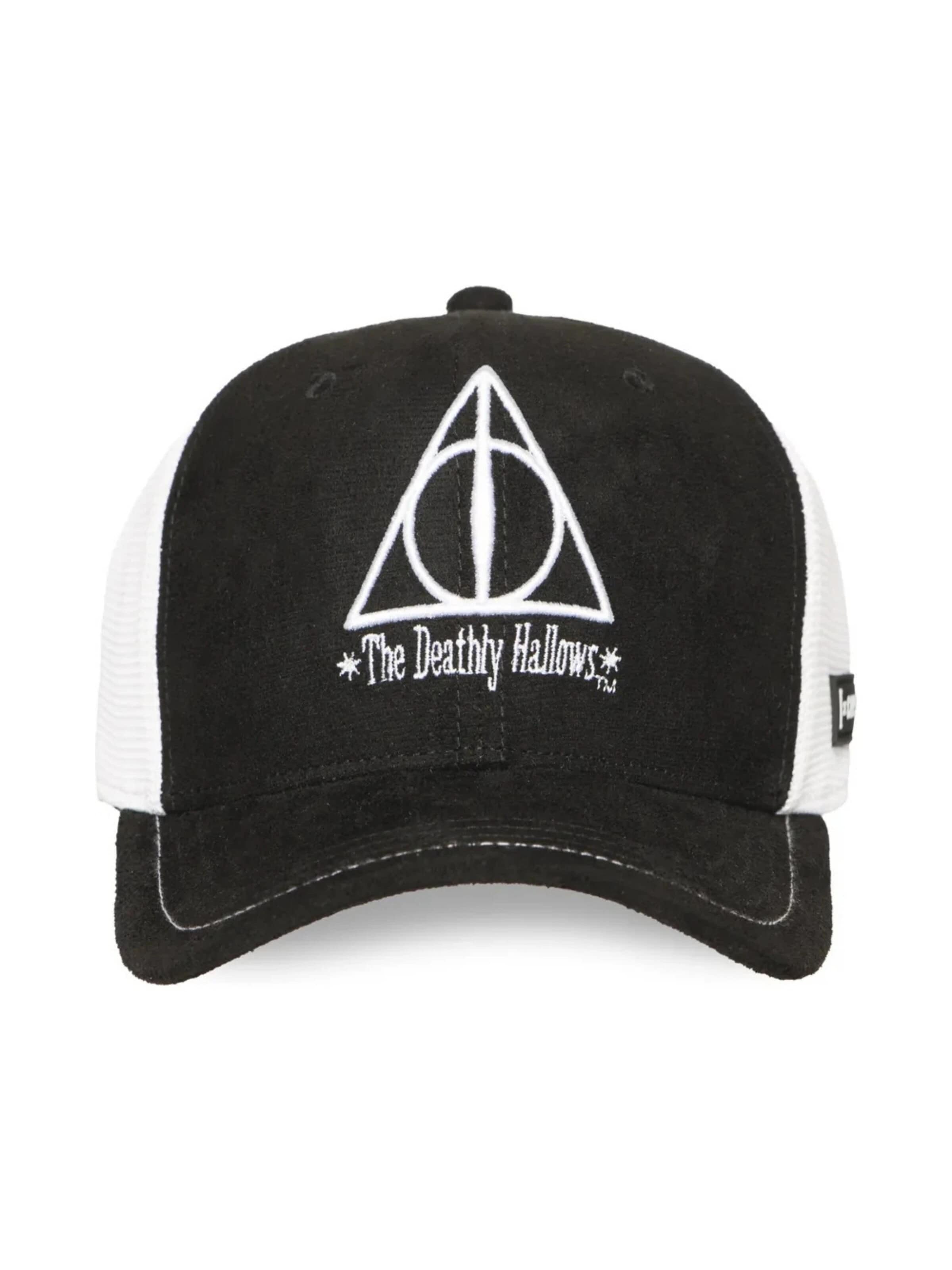 Capslab - Gorra 'Gorra capslab negra reliquias de la muerte hp3 dea trucker cap' en negro: frente