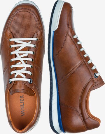 VANLIER Athletic Lace-Up Shoes 'Magnus' in Brown