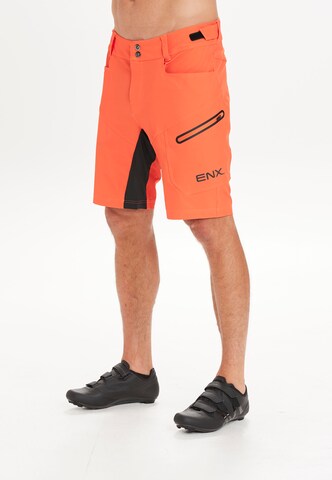 ENDURANCE Regular Sports trousers 'Jamal' in Orange
