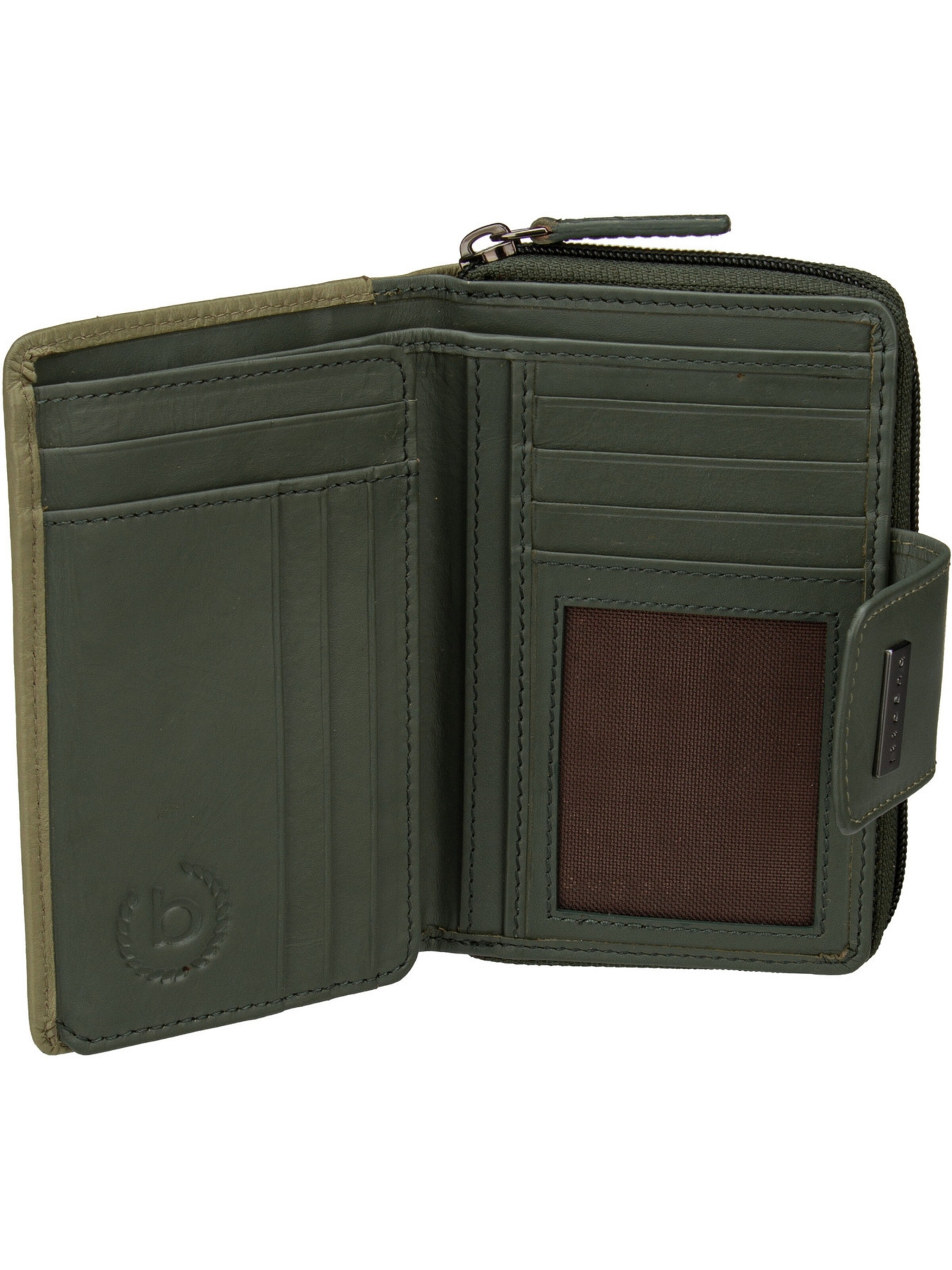 Portamonete 'Sina' di bugatti in verde