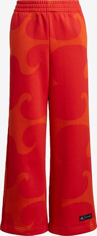 ADIDAS PERFORMANCE Loose fit Workout Pants 'Marimekko' in Orange: front