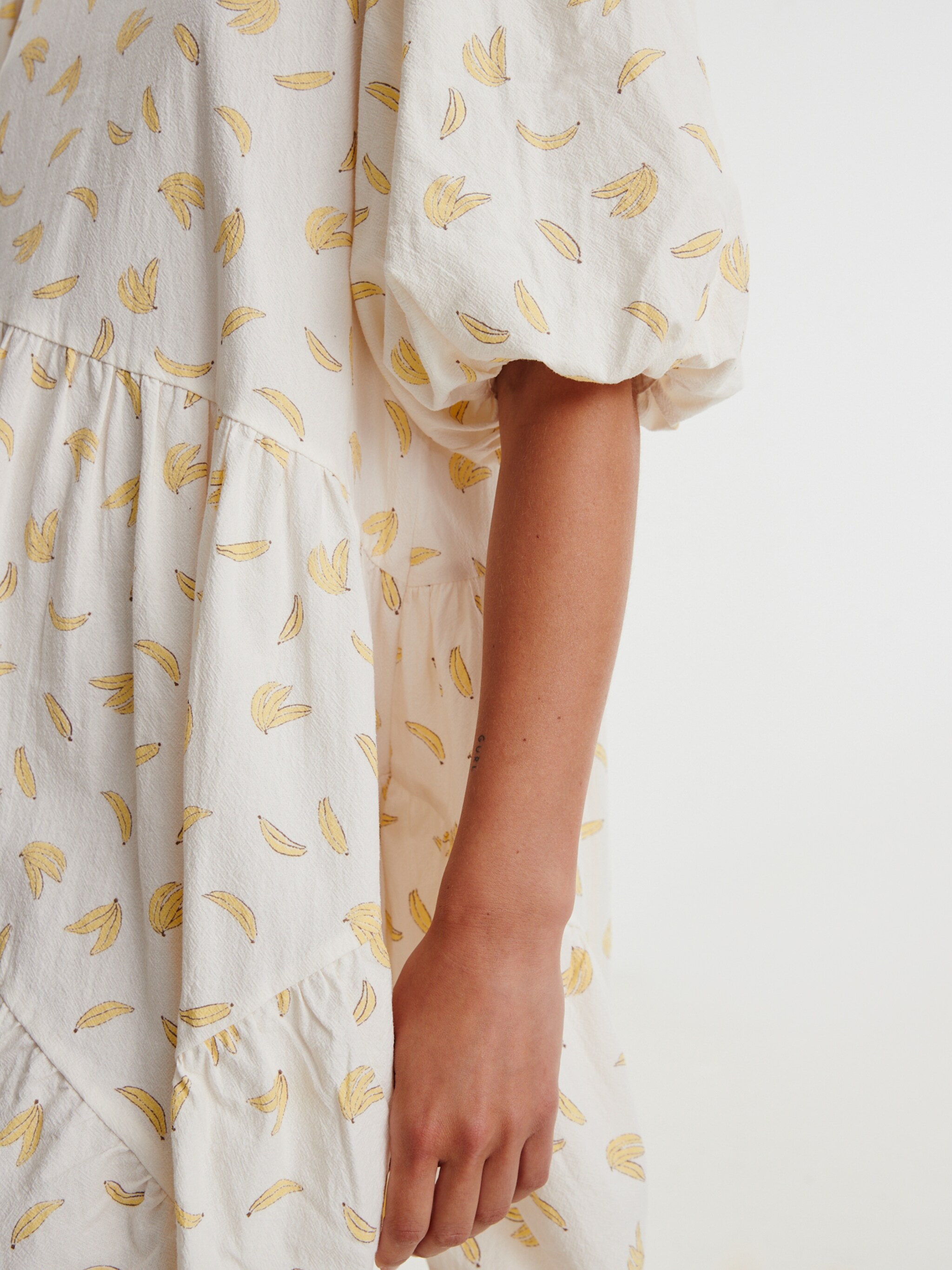 EDITED Producten Jurk 'Lene' Pasteelgeel