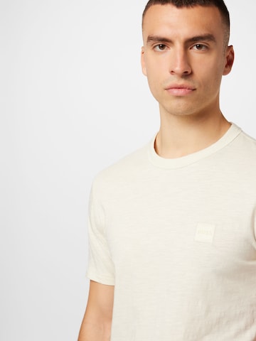 BOSS Orange T-shirt 'Tegood' i beige