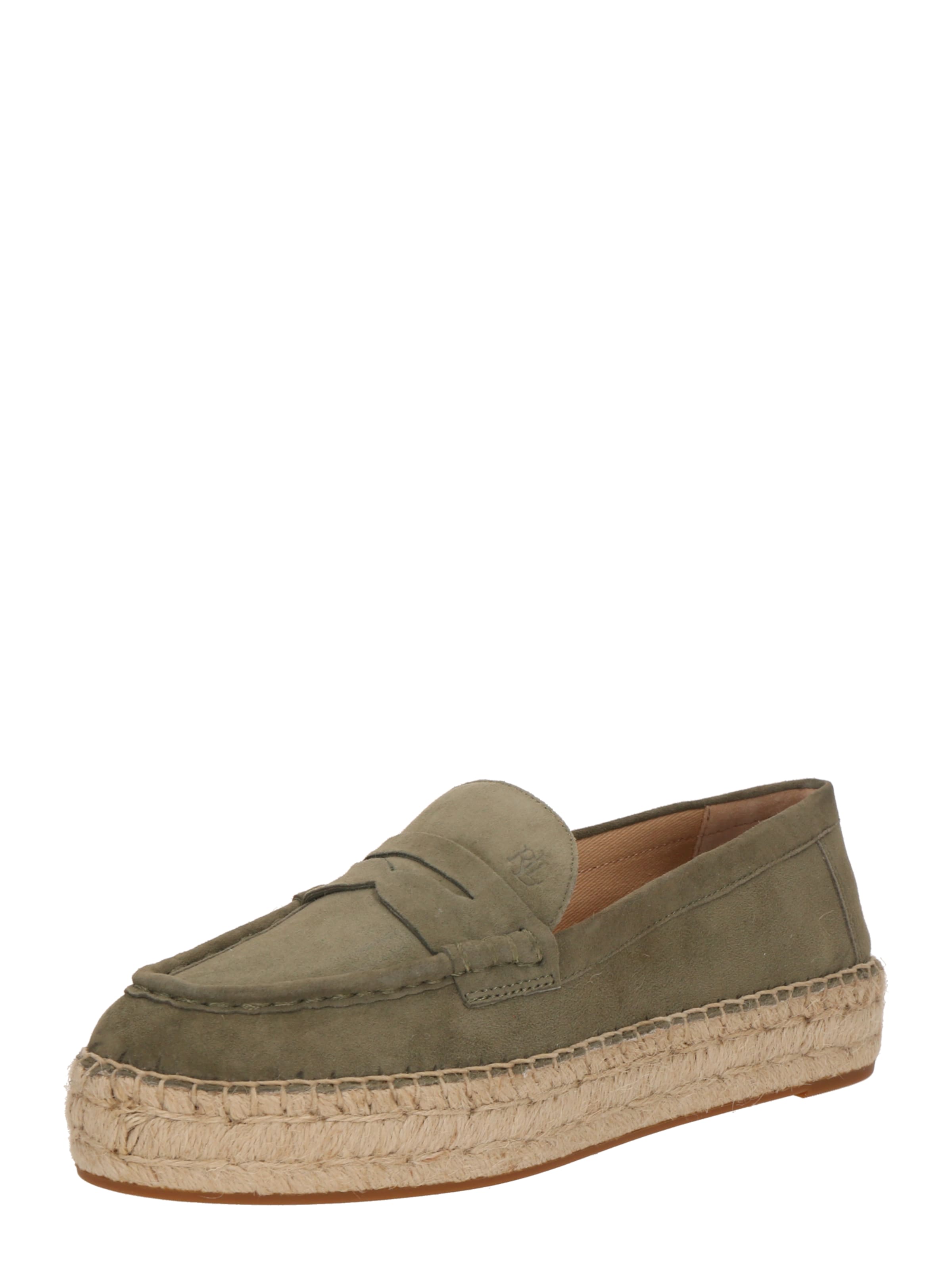 Espadrilles 'LUIZE' Lauren Ralph Lauren en vert : devant