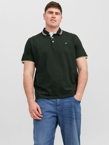 Jack & Jones Plus Shirt 'Paulos' in Groen: voorkant