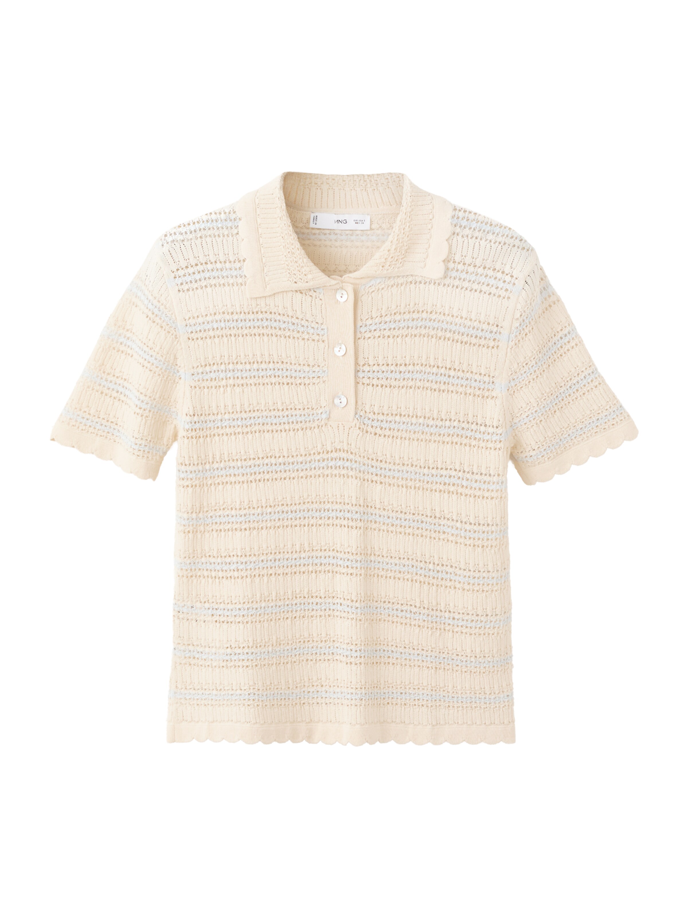 MANGO Pullover 'Provenza' in Beige: Vorderseite