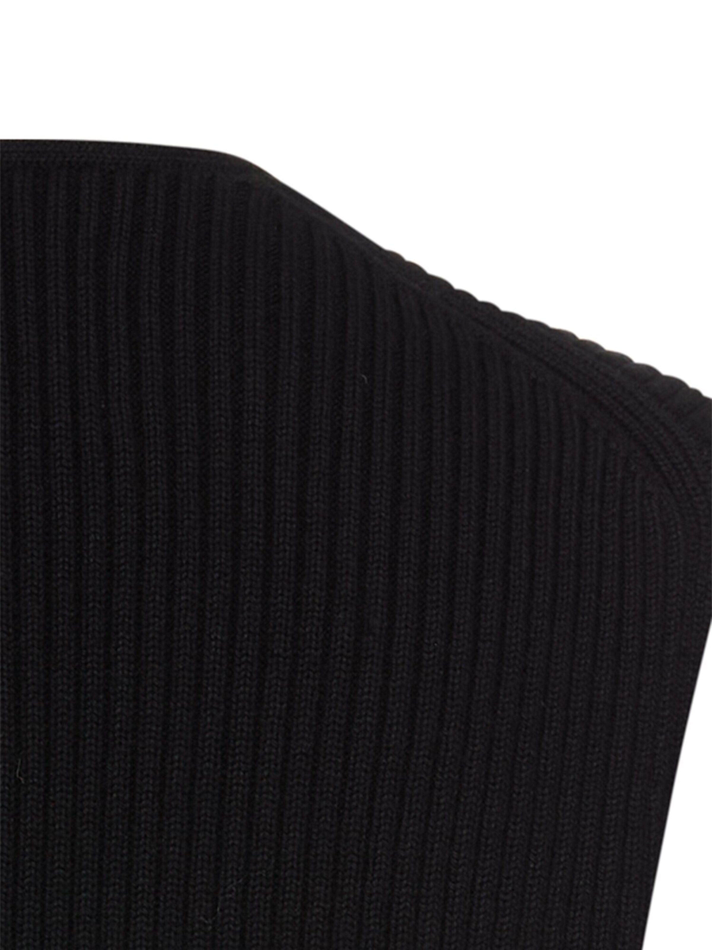 CAMEL ACTIVE Strickweste mit Taschen in Schwarz