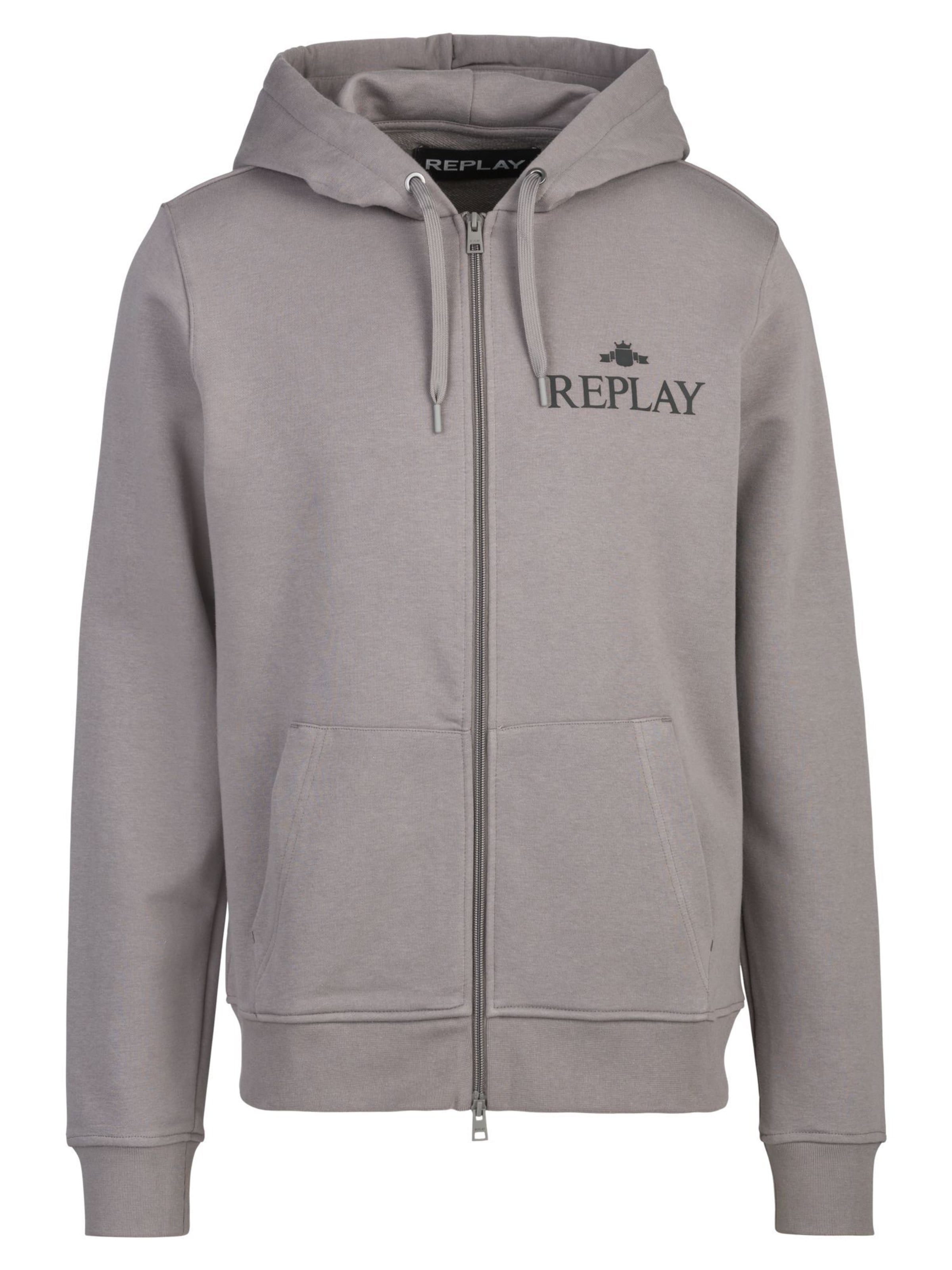 REPLAY Sweatshirt in Grey: front