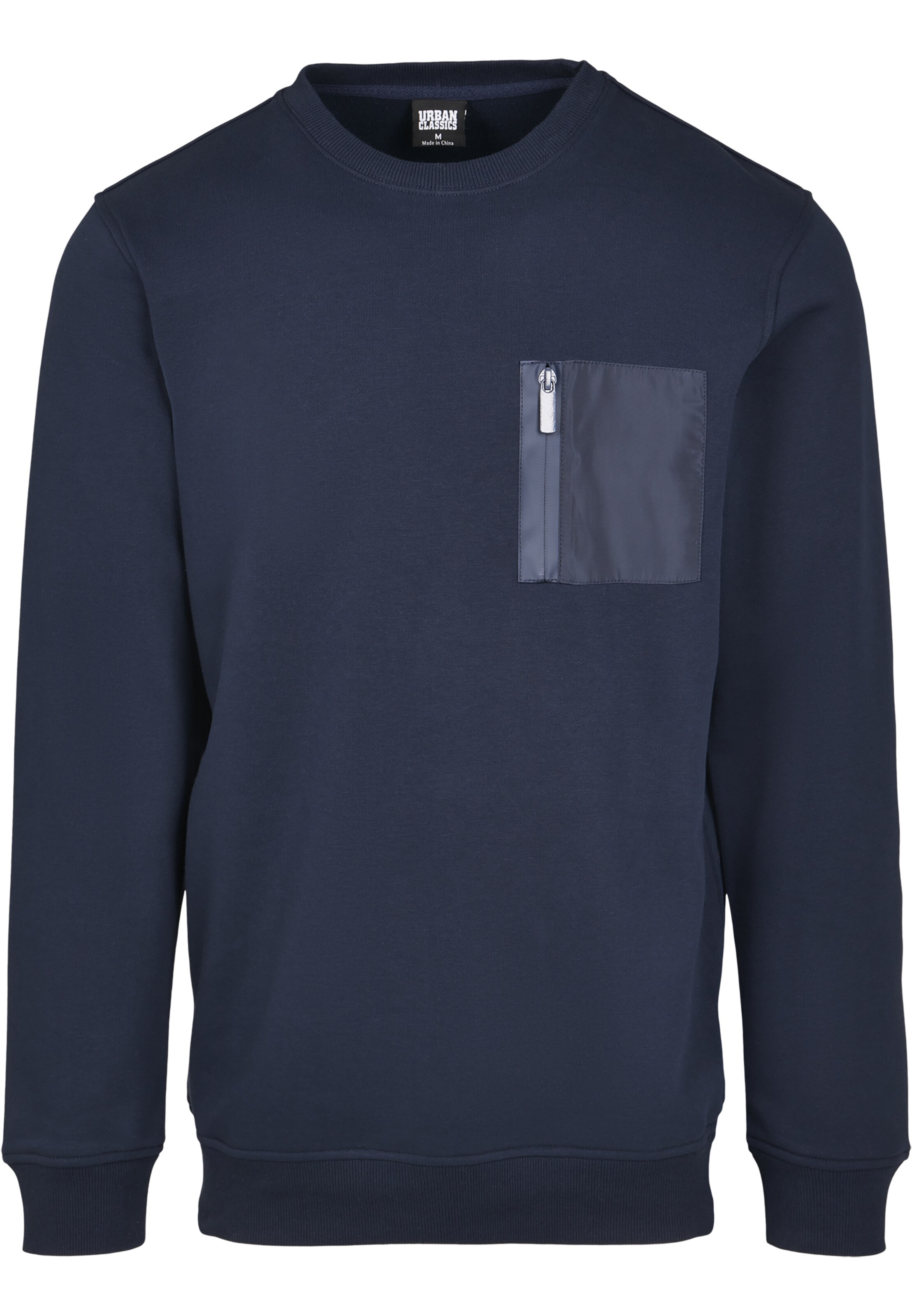 Urban Classics Mikina - Modrá: predná strana