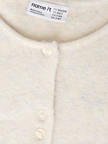 NAME IT - Cárdigan 'NKFLEMINA' en blanco